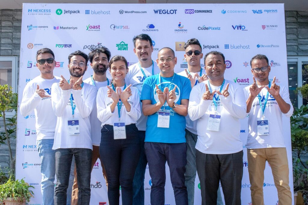 Rigorous Web Team in WordCamp Nepal 2022