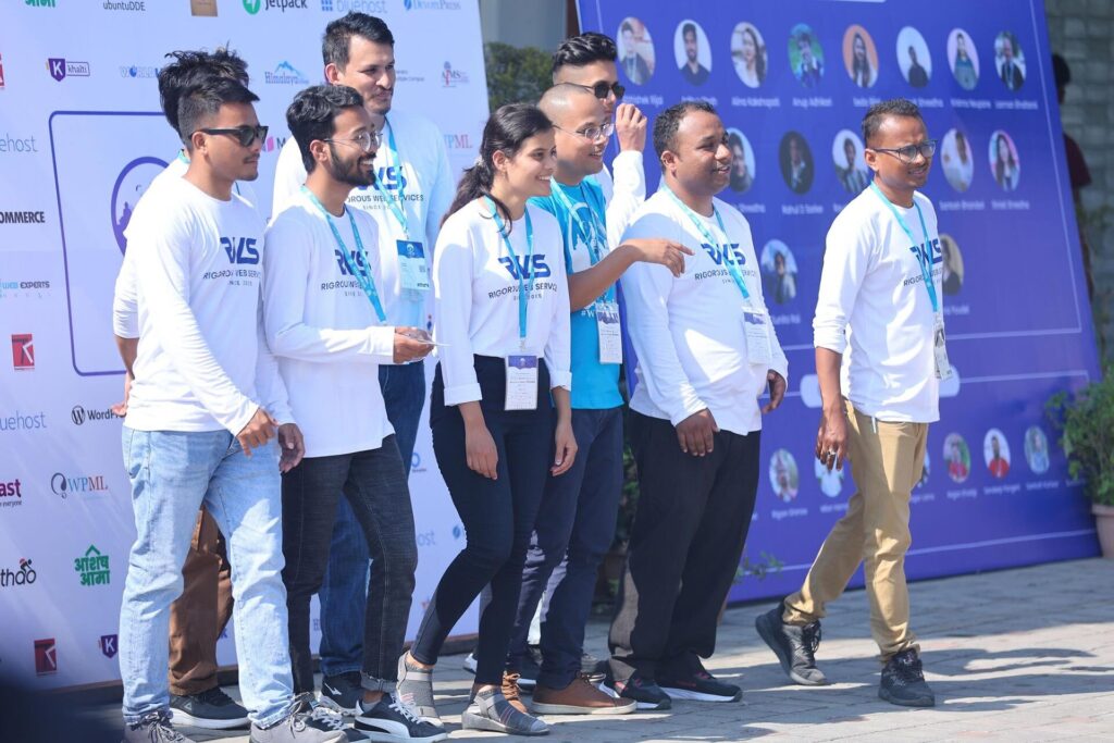 Rigorous Web Team in WordCamp Nepal 2022